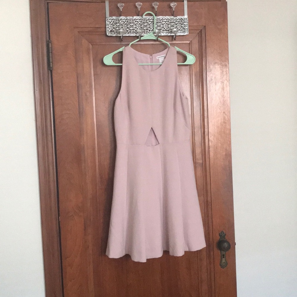Dusty rose cut out dress